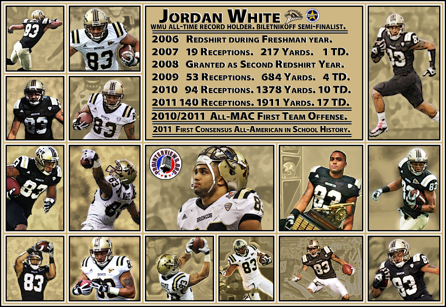 Western Michigan Nfl Draft Prospect Wr Jordan White